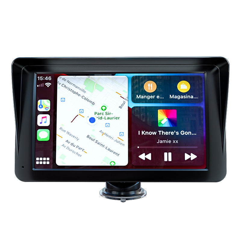 Pantalla de reproducción de música portátil para vehículos Q7