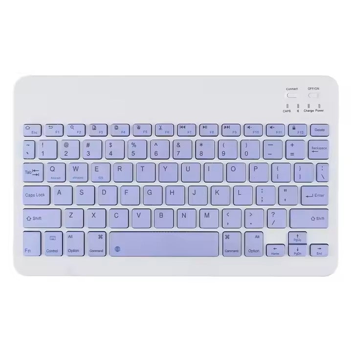 Teclado bluetooth de 10 pulgadas con múltiples colores