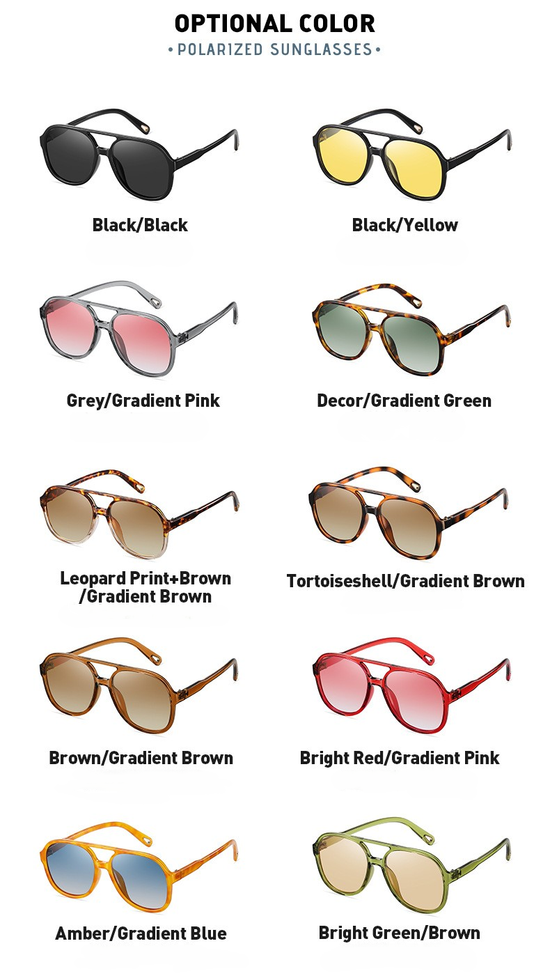 Gafas de sol polarizadas de piloto 3075