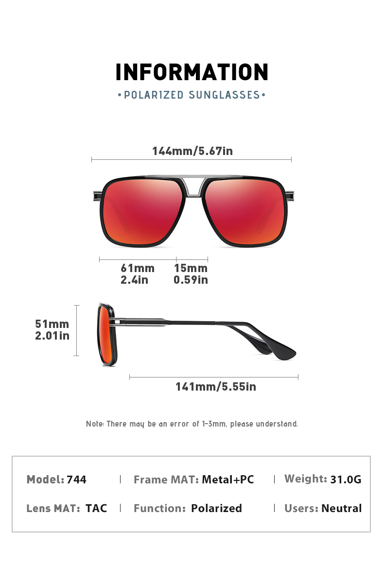 Anti-Ultraviolet Polarized Driving Sunglasses A744