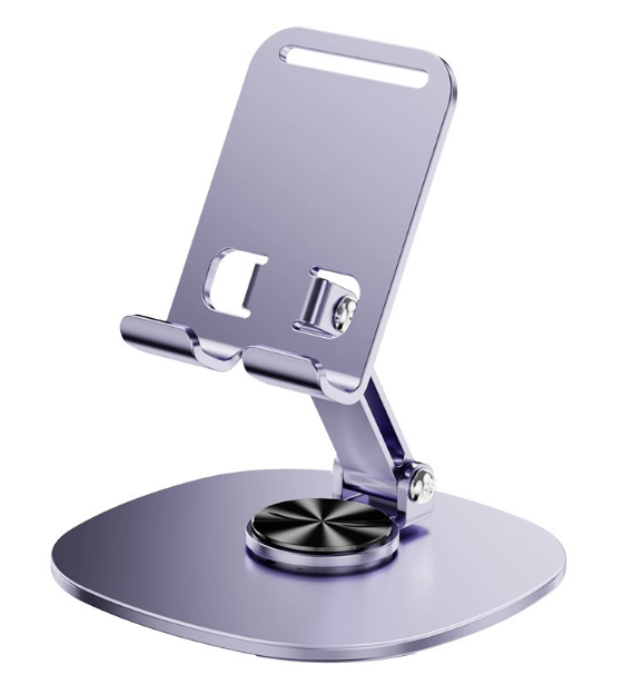 Metal swivel desktop stand