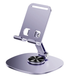 Metal swivel desktop stand
