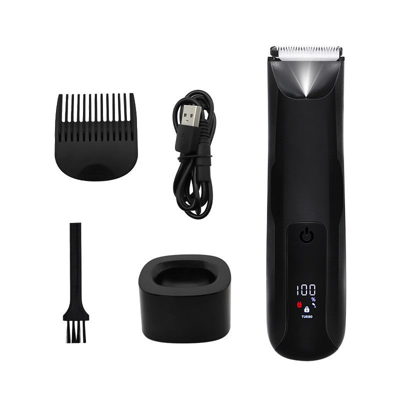 Cortadora de pelo profesional para hombres, cortadora de pelo inalámbrica, luz LED con pantalla