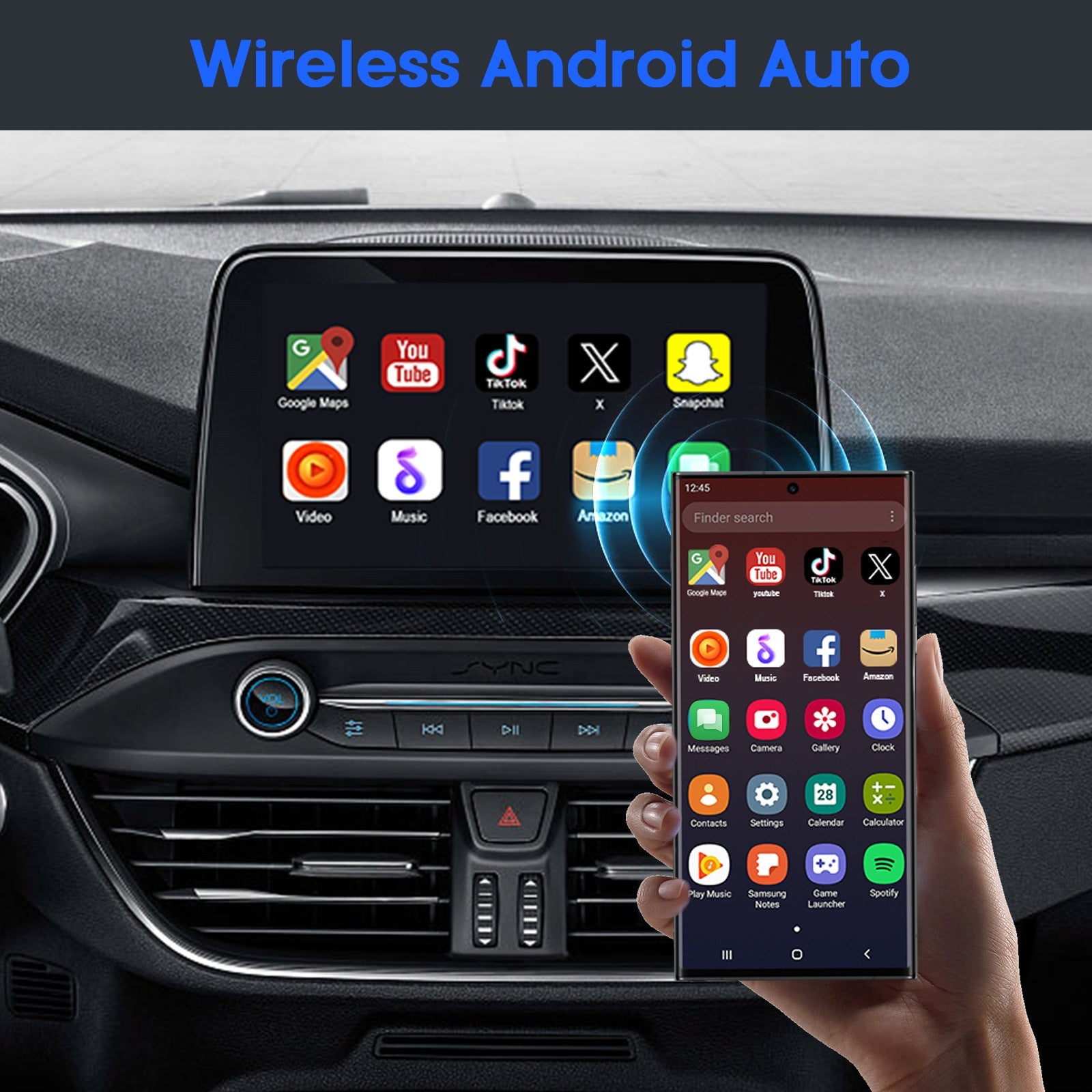 2 in 1 Wireless Carplay